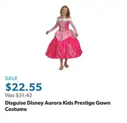 Sam's Club Disguise Disney Aurora Kids Prestige Gown Costume offer