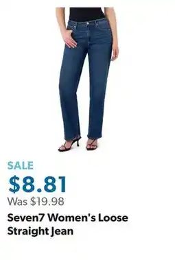 Sam's Club Seven7 Women's Loose Straight Jean offer