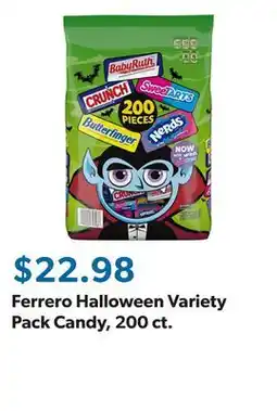 Sam's Club Ferrero Halloween Variety Pack Candy, 200 ct offer