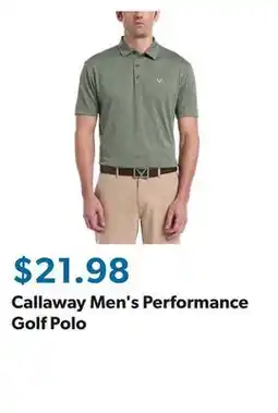 Sam's Club Callaway Men's Performance Golf Polo offer