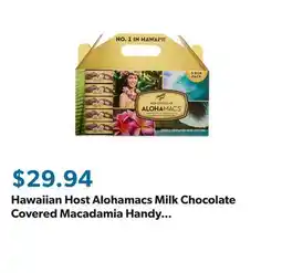 Sam's Club Hawaiian Host Alohamacs Milk Chocolate Covered Macadamia Handy Pack, 5 pk offer