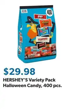 Sam's Club HERSHEY'S Variety Pack Halloween Candy, 400 pcs offer