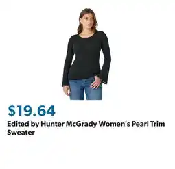 Sam's Club Edited by Hunter McGrady Women's Pearl Trim Sweater offer