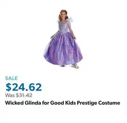 Sam's Club Wicked Glinda for Good Kids Prestige Costume offer