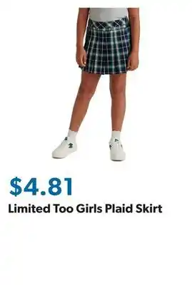 Sam's Club Limited Too Girls Plaid Skirt offer