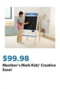 Sam's Club Member's Mark Kids' Creative Easel offer