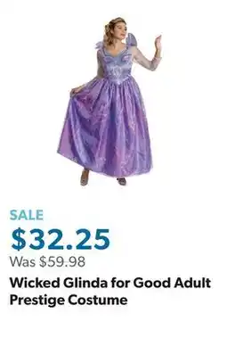 Sam's Club Wicked Glinda for Good Adult Prestige Costume offer