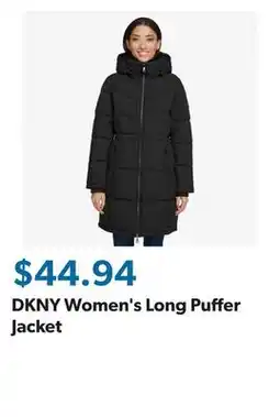 Sam's Club DKNY Women's Long Puffer Jacket offer