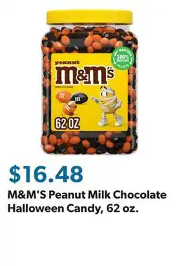 Sam's Club M&M'S Peanut Milk Chocolate Halloween Candy, 62 oz offer
