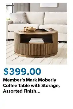 Sam's Club Member's Mark Moberly Coffee Table with Storage, Assorted Finish Options offer