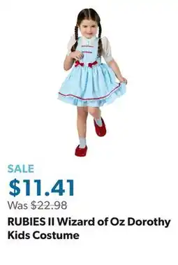 Sam's Club RUBIES II Wizard of Oz Dorothy Kids Costume offer