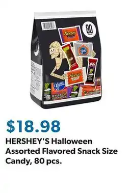 Sam's Club HERSHEY'S Halloween Assorted Flavored Snack Size Candy, 80 pcs offer