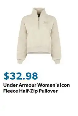 Sam's Club Under Armour Women's Icon Fleece Half-Zip Pullover offer