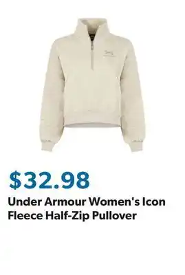 Sam's Club Under Armour Women's Icon Fleece Half-Zip Pullover offer