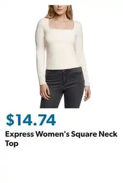 Sam's Club Express Women's Square Neck Top offer