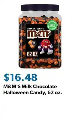 Sam's Club M&M'S Milk Chocolate Halloween Candy, 62 oz offer