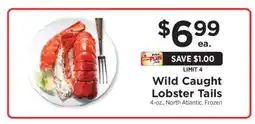 ShopRite Wild-Caught Lobster Tails offer