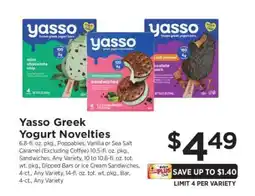 ShopRite Yasso Greek Yogurt Novelties offer