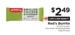 ShopRite Red's Burrito offer