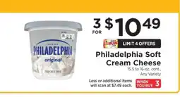 ShopRite Philadelphia Soft Cream Cheese offer