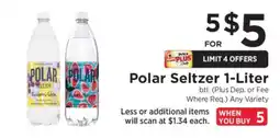 ShopRite Polar Seltzer 1-Liter offer