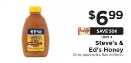 ShopRite Steve's & Ed's Honey offer