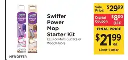 ShopRite Swiffer Power Mop Starter Kit offer