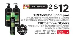 ShopRite TRESemme Shampoo or Stylers offer