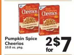 Safeway Pumpkin Spice Cheerios offer