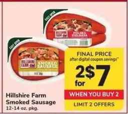Safeway Hillshire Farm Smoked Sausage offer
