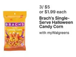 Walgreens Brach's Single- Serve Halloween Candy Corn offer