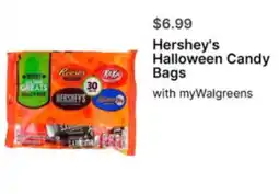 Walgreens Hershey's Halloween Candy Bags offer