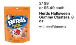Walgreens Nerds Halloween Gummy Clusters offer
