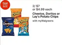 Walgreens Cheetos, Doritos or Lay's Potato Chips offer