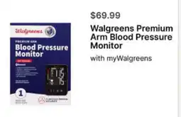 Walgreens Walgreens Premium Arm Blood Pressure Monitor offer