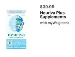 Walgreens Neuriva Plus Supplements offer
