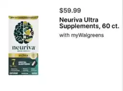 Walgreens Neuriva ultra supplements offer
