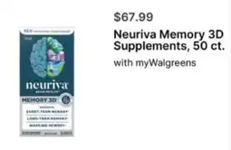 Walgreens Neuriva Memory 3D Supplements offer
