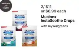 Walgreens Mucinex InstaSoothe Drops offer