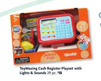 Family Dollar ToyMazing Cash Register Playset with Lights & Sounds offer