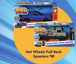 Family Dollar Hot Wheels Pull-Back Speeders offer