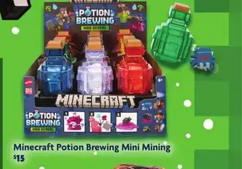 Family Dollar Minecraft Potion Brewing Mini Mining offer