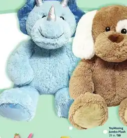 Family Dollar ToyMazing Jumbo Plush offer