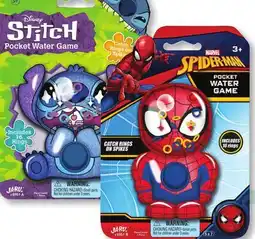 Family Dollar Marvel Licensed Pocket Water Game offer