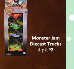 Family Dollar Monster Jam Diecast Trucks offer