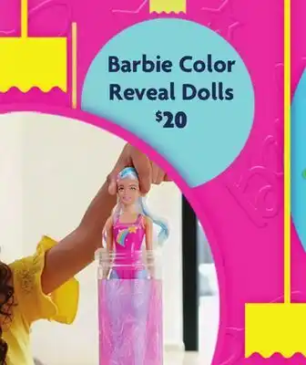 Family Dollar Barbie Color Reveal Dolls offer