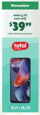Family Dollar moto g 5G offer