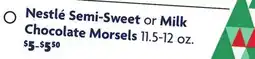 Family Dollar Nestlé Semi-Sweet or Milk Chocolate Morsels offer