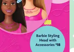 Family Dollar Barbie Styling Head with Accessories offer