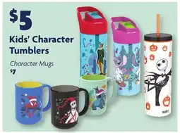 Family Dollar Kids' Character Tumblers offer